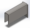 Corner Steel Stiffner for Aluminum Gate 4"
